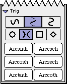 Trig Easy Buttons - Inverse Hyperbola Functions